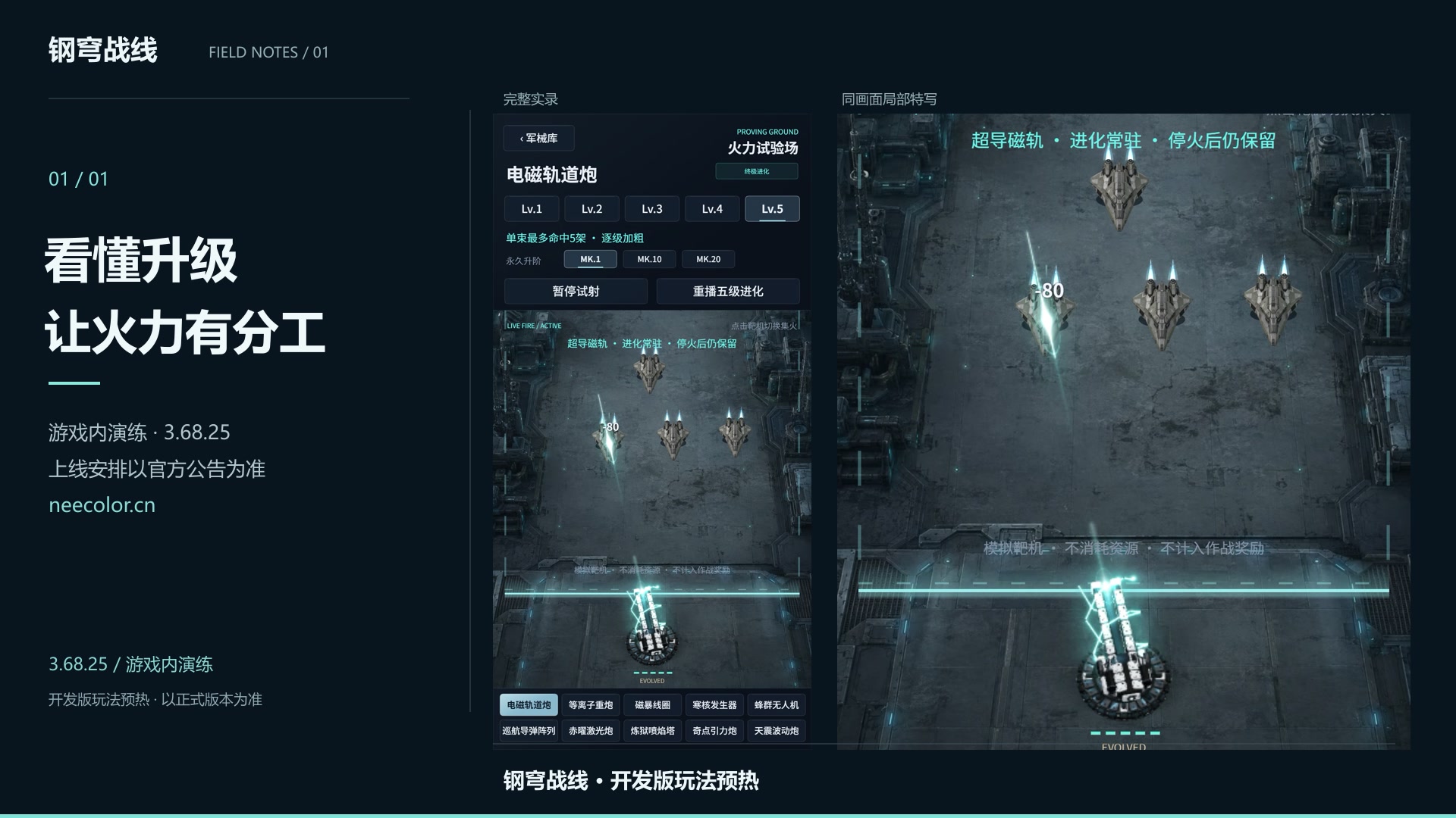 同一门炮,两条成长线:看懂 Lv. 与 MK.